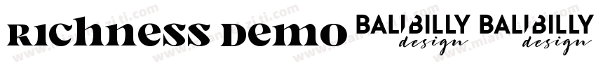 Richness Demo字体转换